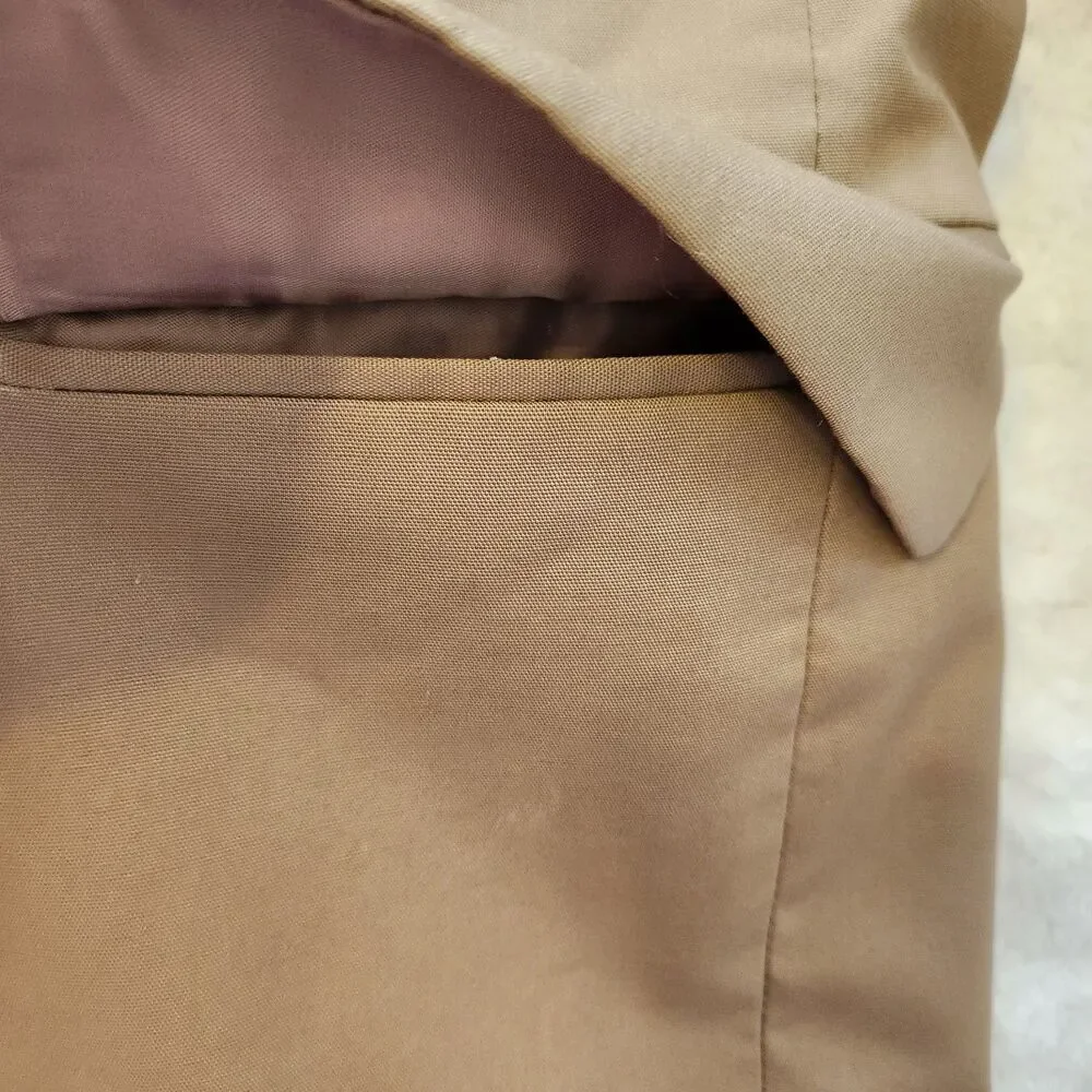 Jos. A. Bank Mens Light Brown Cotton Blend Sport Coat Blazer Jacket Size 41R